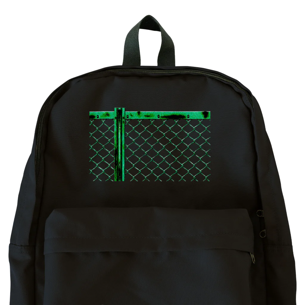 采-aya-の金網フェンス表 Backpack