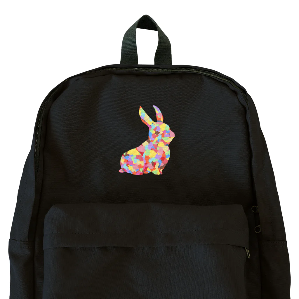 meiroのカラフルなウサギ Backpack