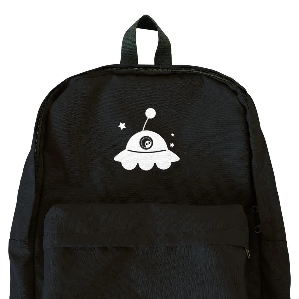 cosmicatiromのUFO 白 Backpack