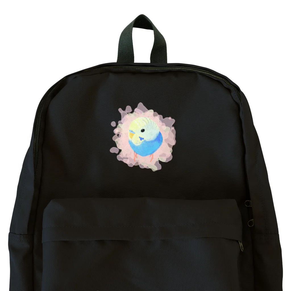 まめるりはことりのまるまるセキセイインコ【まめるりはことり】 Backpack