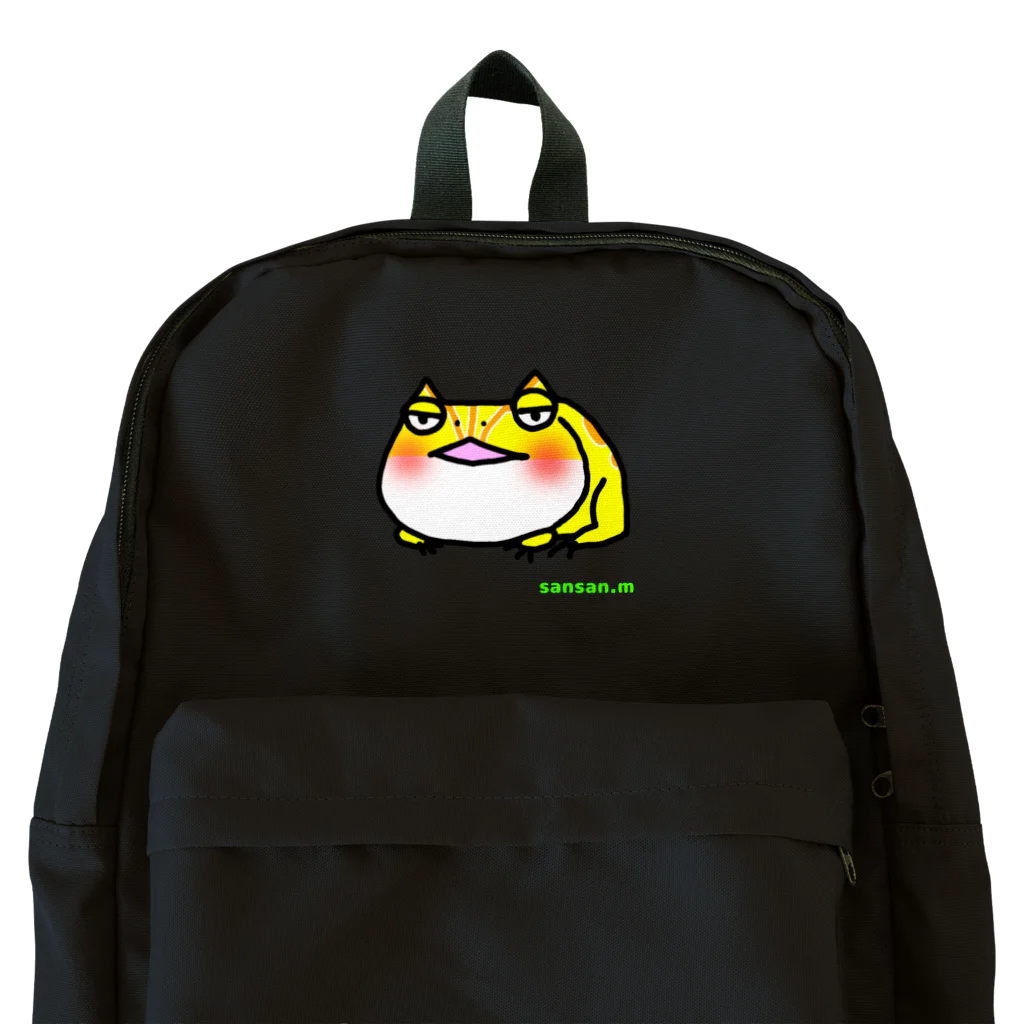 sansan-shopのくらんうぇるのつのがえる Backpack