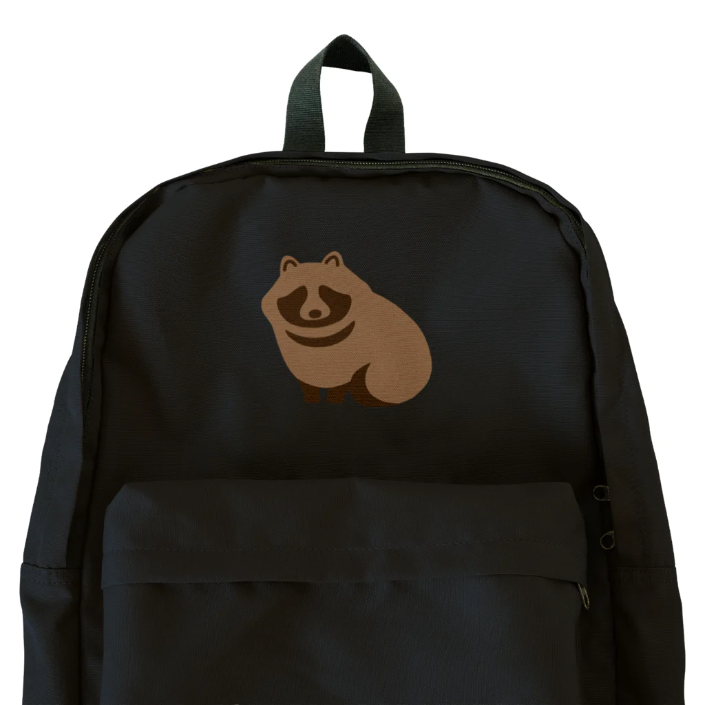 あざらしの7つどうぐのおすわりたぬきくん Backpack