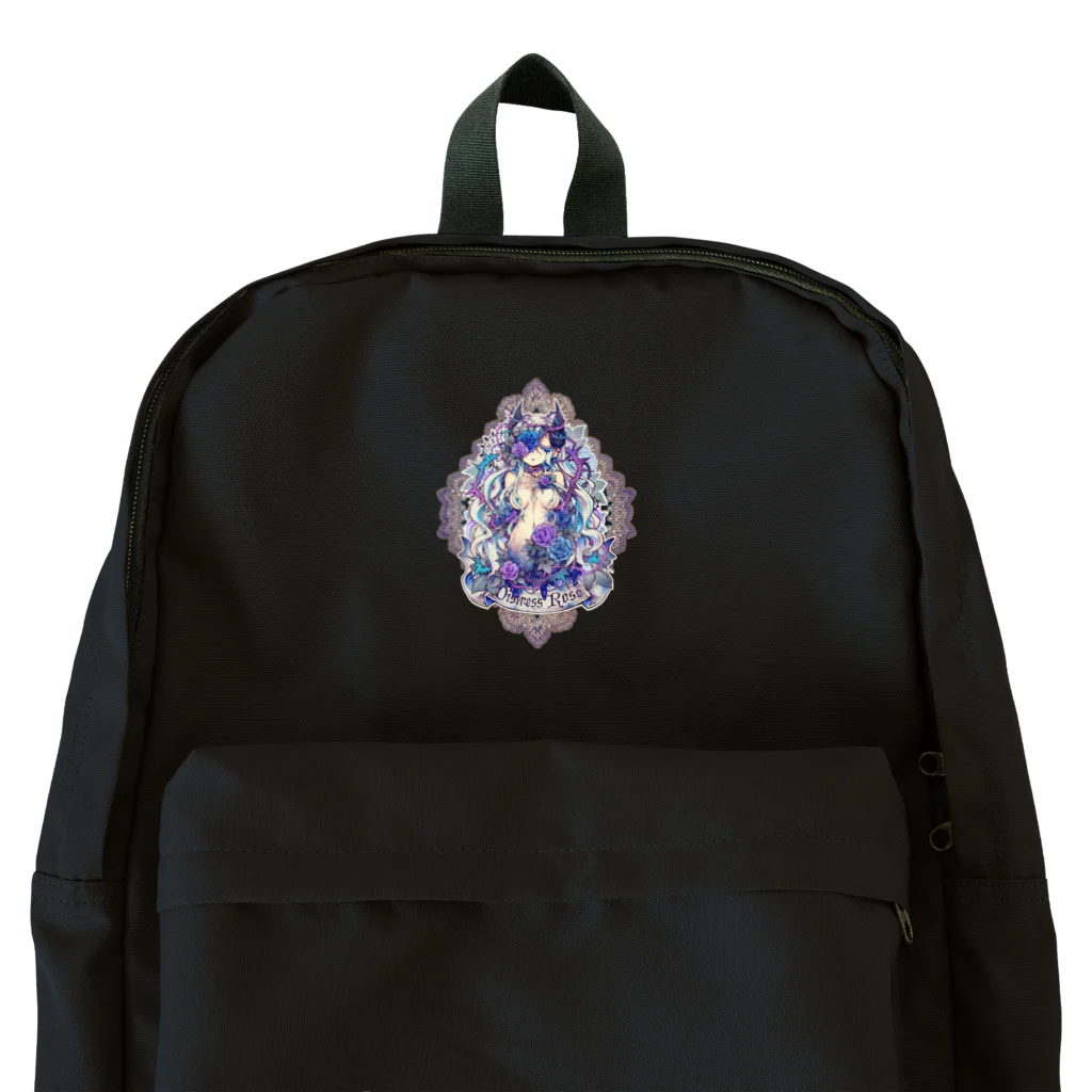 月蝕ざっか店＠SUZURIのDistress Rose C（シャツ・グラスなど用） Backpack