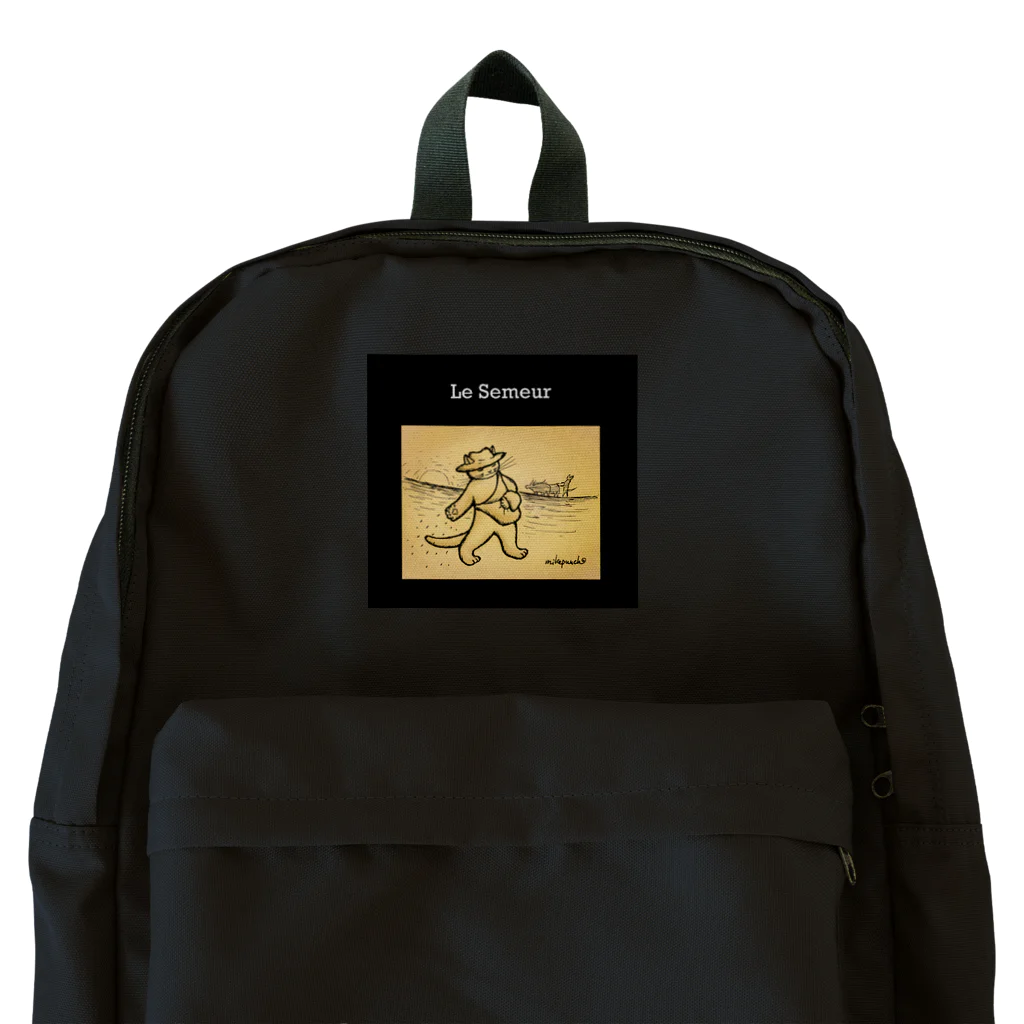 mikepunchのLe Semeur 種をまく猫 Backpack