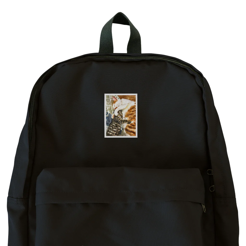 ちびまっくすのごはんとレオン😻 Backpack