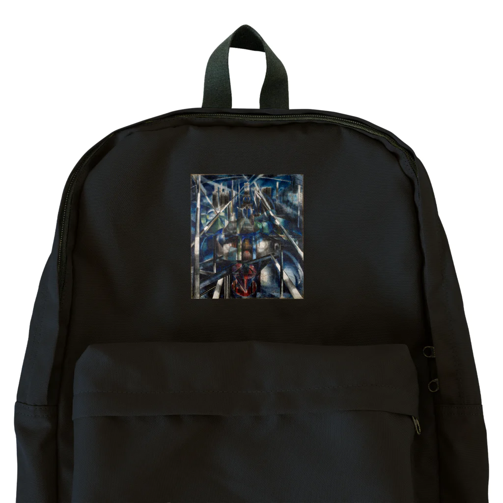 世界の絵画アートグッズのジョセフ・ステラ《ブルックリン橋》 Backpack