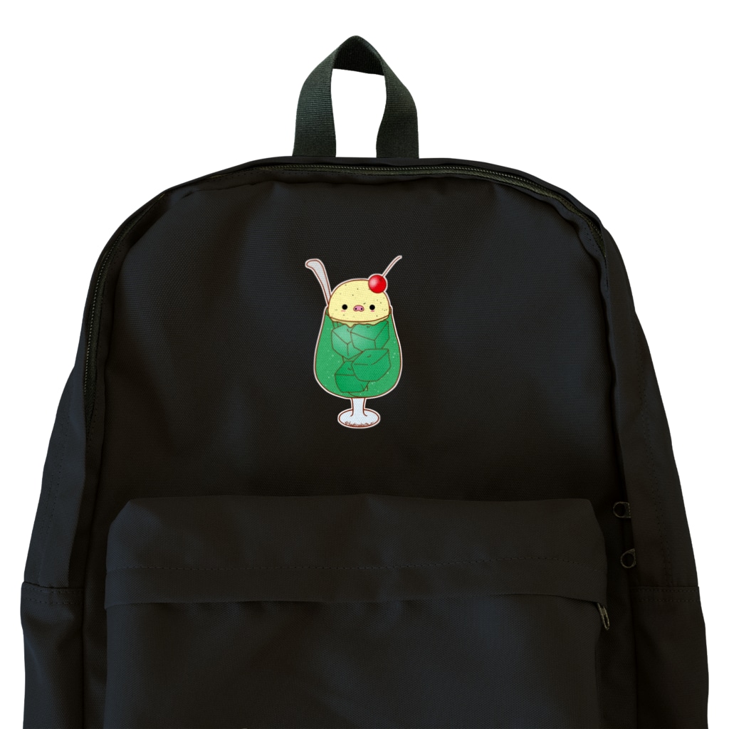 Draw freelyのメロンソーダ Backpack