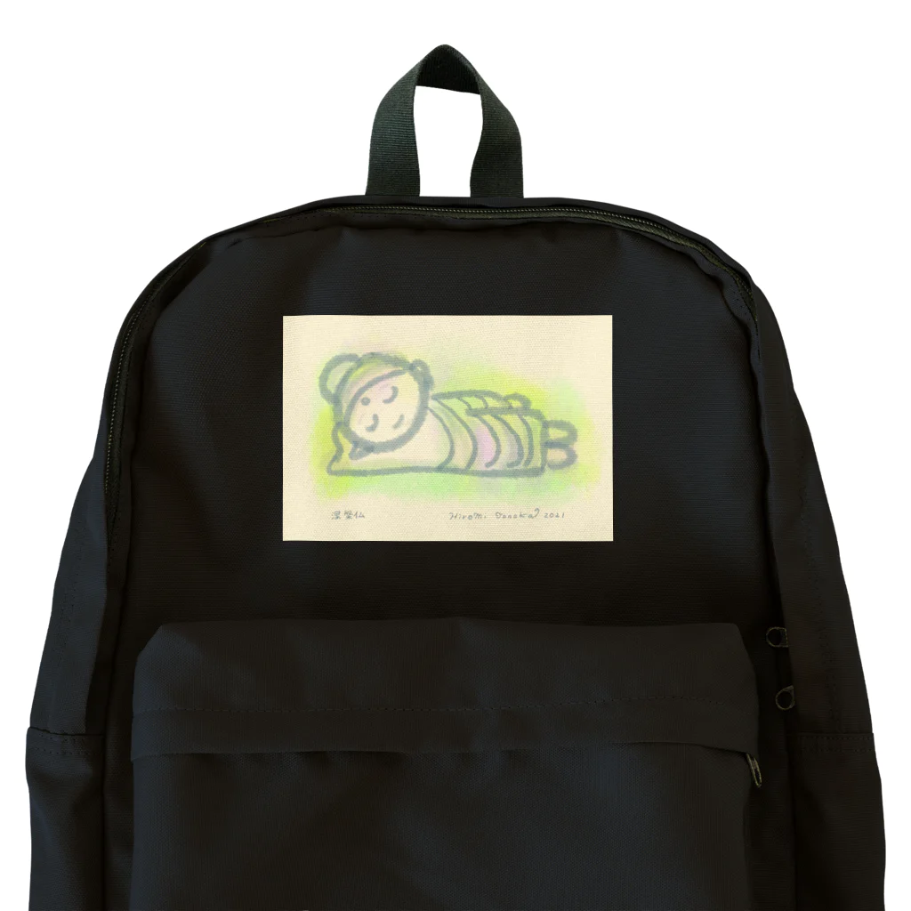 田中ひろみ(usagitv)のゆる仏画「涅槃仏」 Backpack