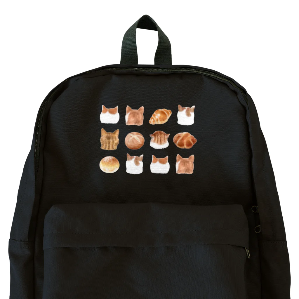 Ａｔｅｌｉｅｒ　Ｈｅｕｒｅｕｘのねこあたまコレクション茶白後頭部とパン Backpack