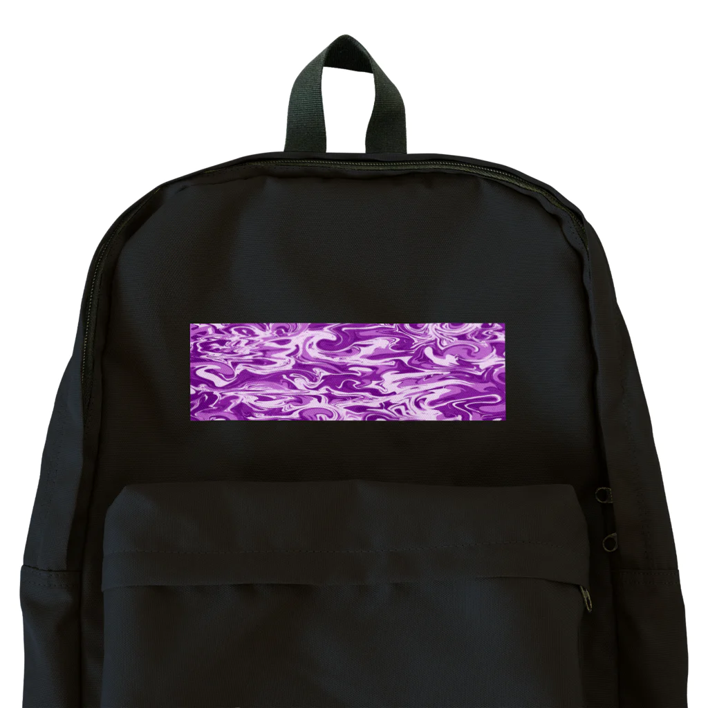 unoseのpurple marble slim パープルマーブルスリム Backpack