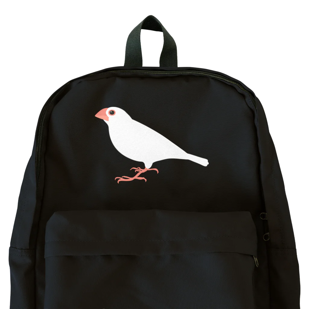 文鳥ちゅんねる【公式グッズストア】の白文鳥 Backpack