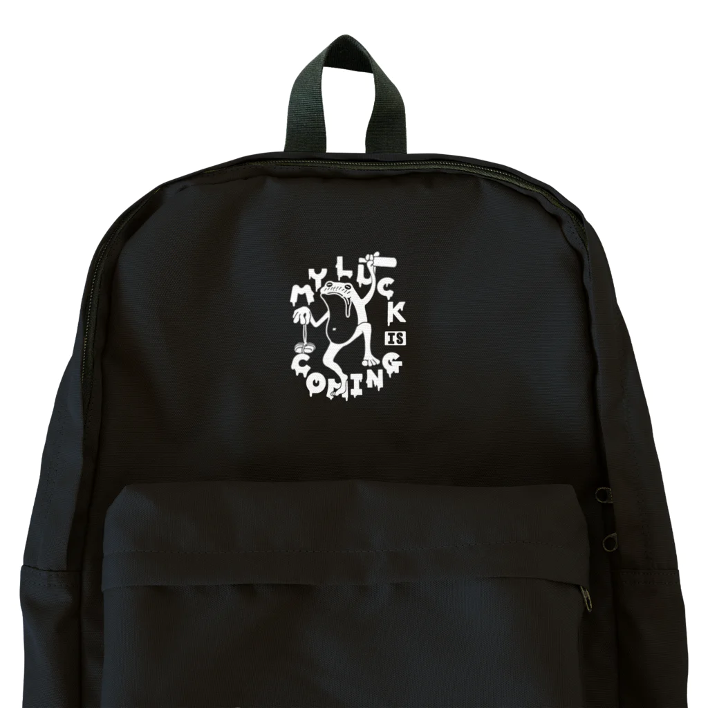 MY LUCK IS COMING.の酔いどれラックくん Backpack