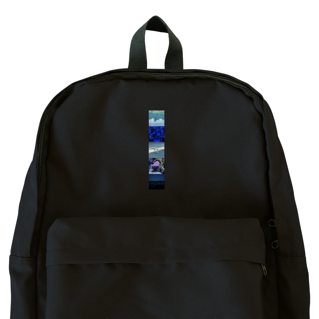 Rice Cube Dominoの青い場面 Backpack