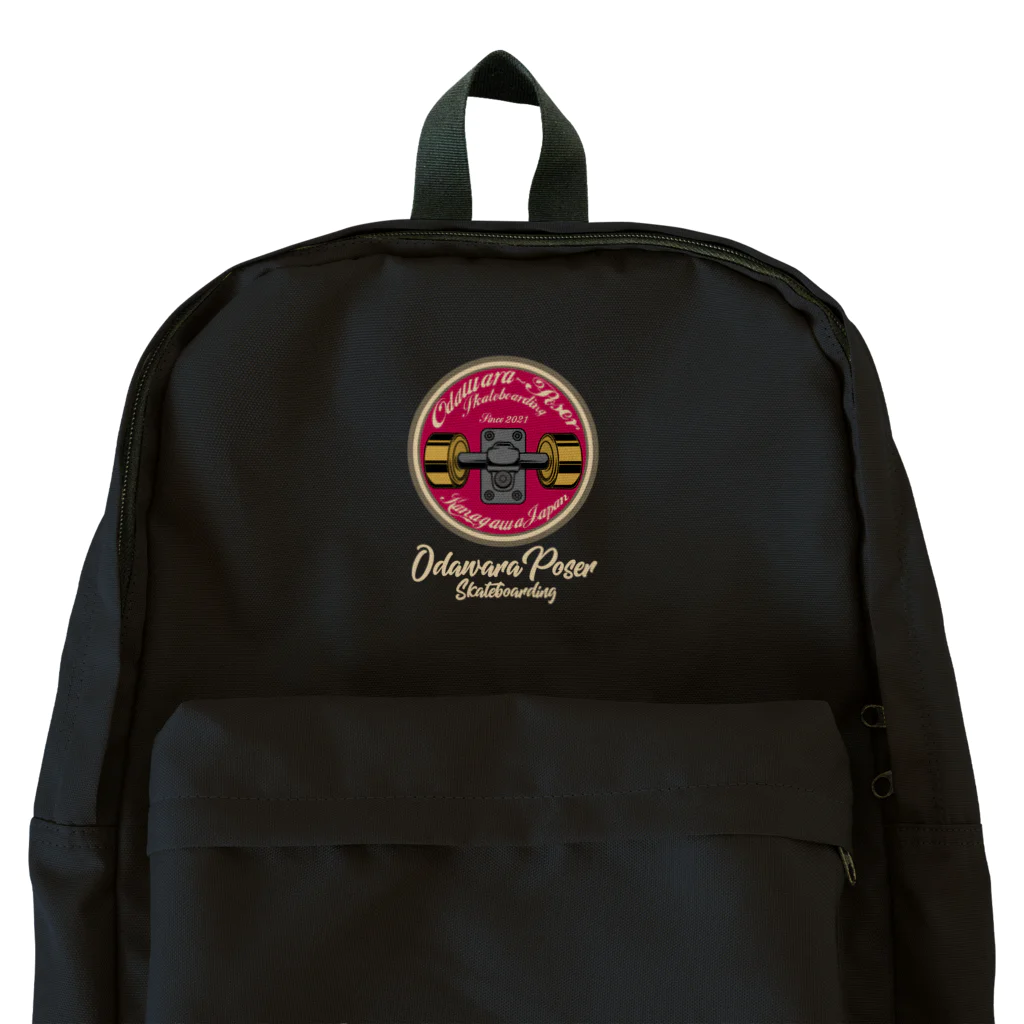 ODAWARA POSER SKATEBOARDINGのODAWARAPOSER丸ロゴ(トラック)限定バージョン Backpack