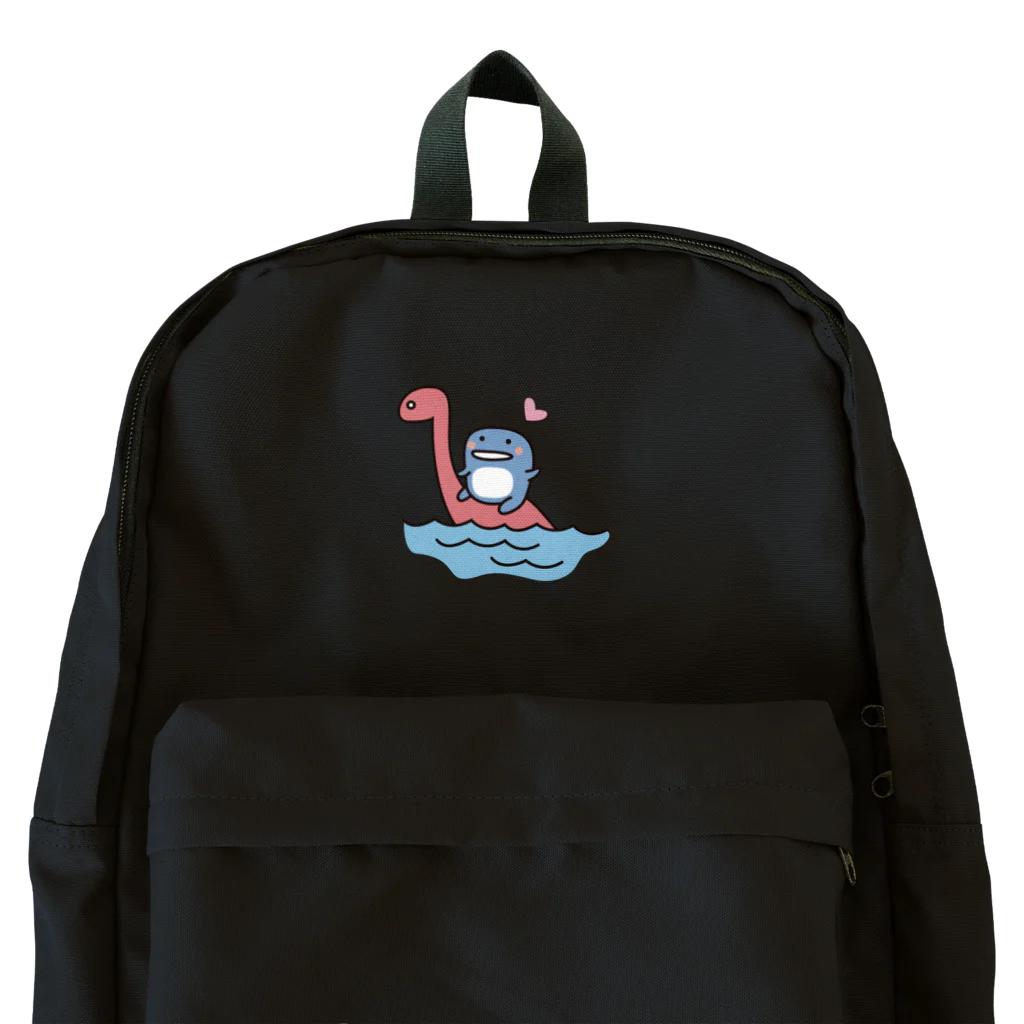 まみおデザインの恐竜とイルカくん Backpack