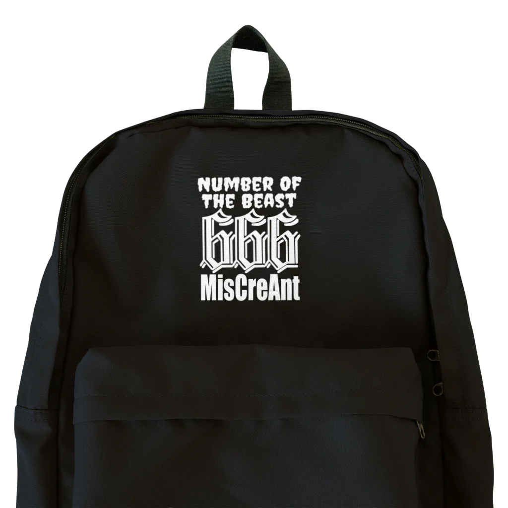 MisCreAntミスクリアントのNumber Of The Beast 666 Backpack