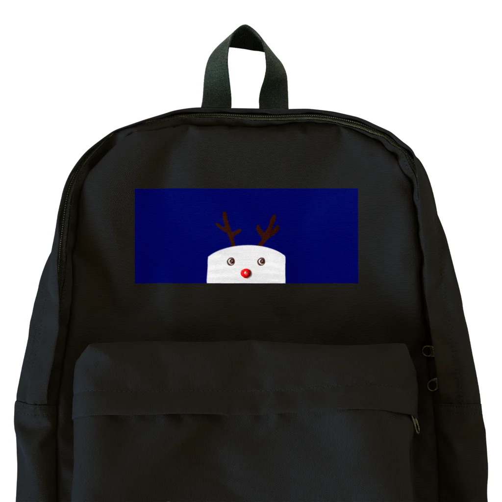 Niea999’s プチハッピー shopのXmas nose - blue Backpack