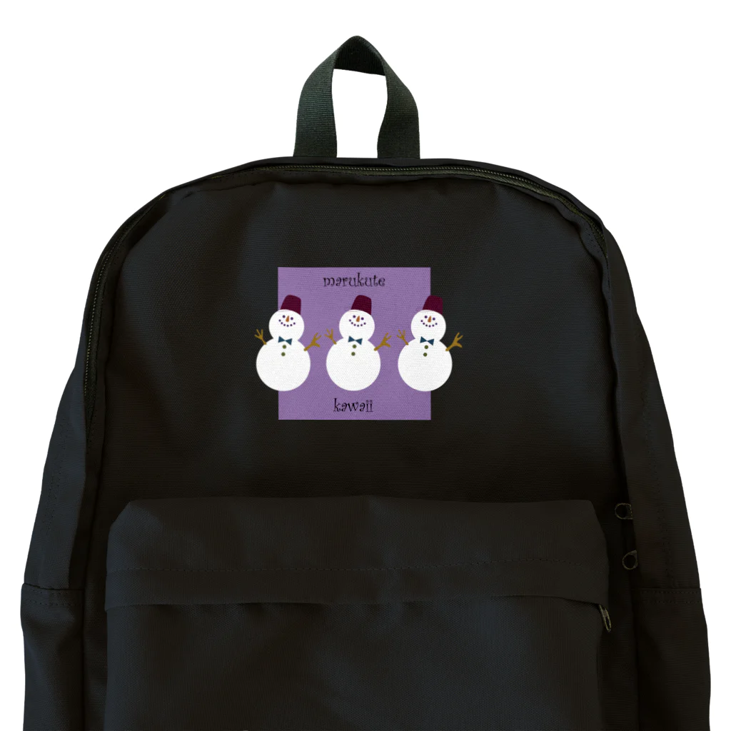 Hinaのまるくて かわいい purple Backpack