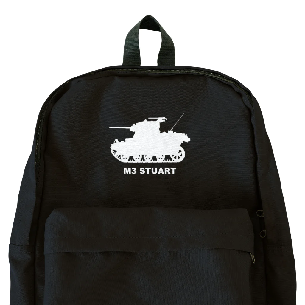 puikkoのM3軽戦車スチュアート（白） Backpack