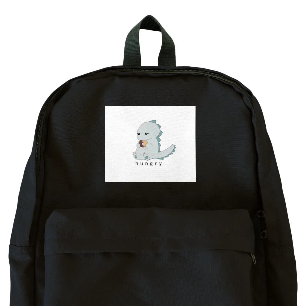 ほんとにほんとのなんでも屋のドーナツをたべる恐竜 Backpack