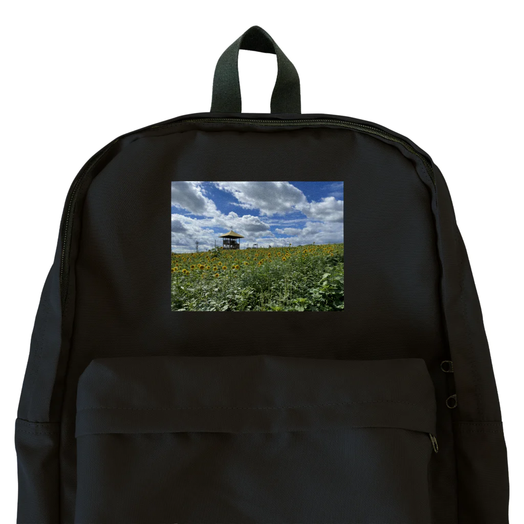 Yuki Kuritaのお花畑Tシャツ Backpack