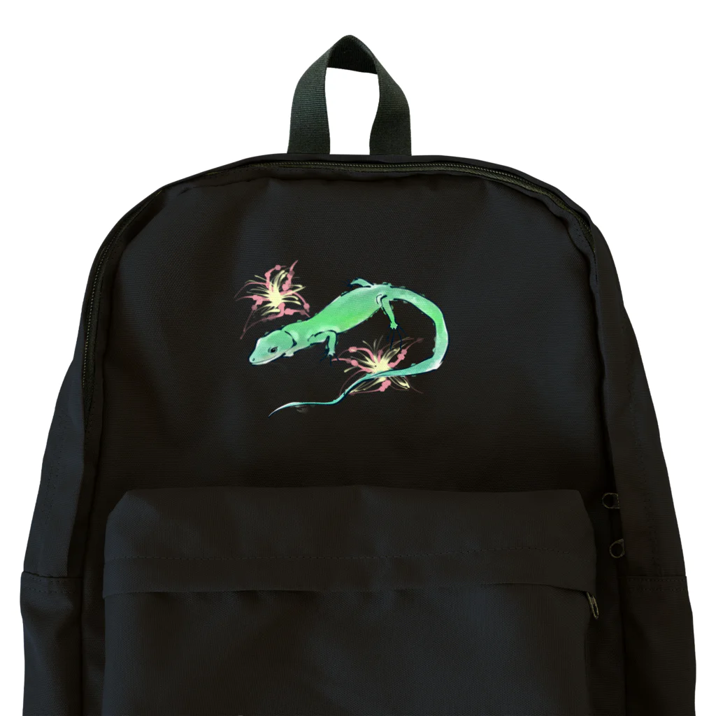 Sumireptiles🐍__爬虫類・生き物グッズのミドリガストロカナヘビ ver.2 Backpack