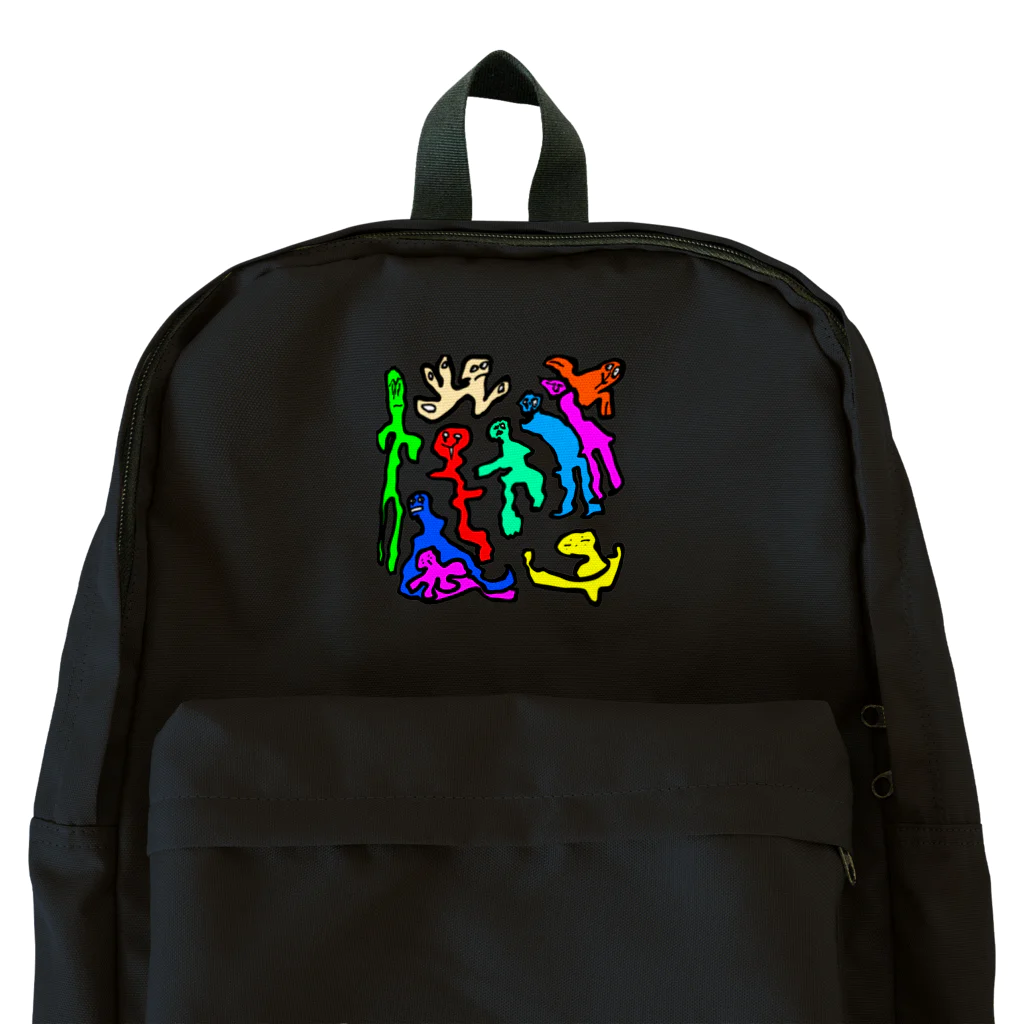 ユウユウオブジサンのハスダクリーチャー002 Backpack