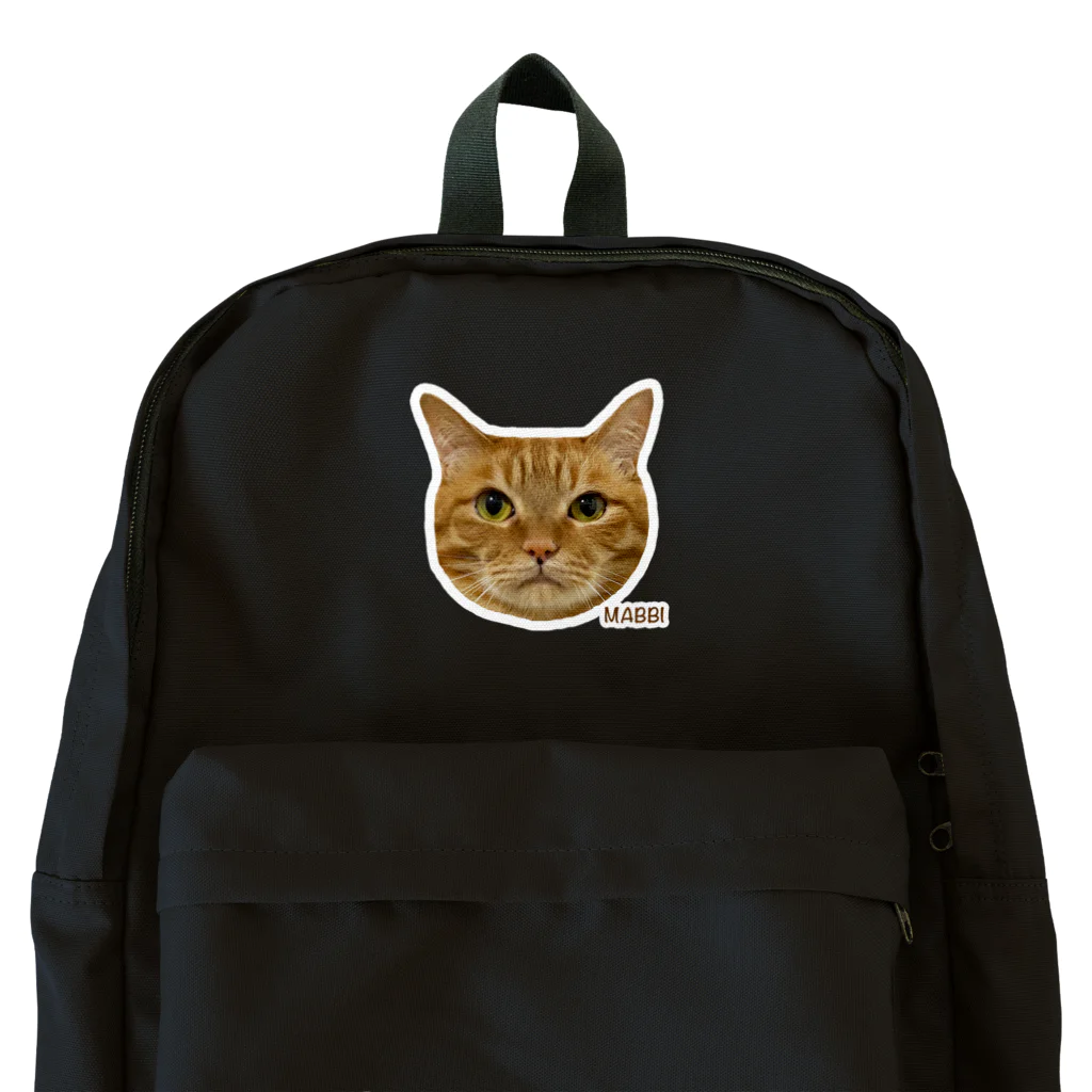 猫カフェ ぶぅたんグッズショップの絵文字マビくん Backpack