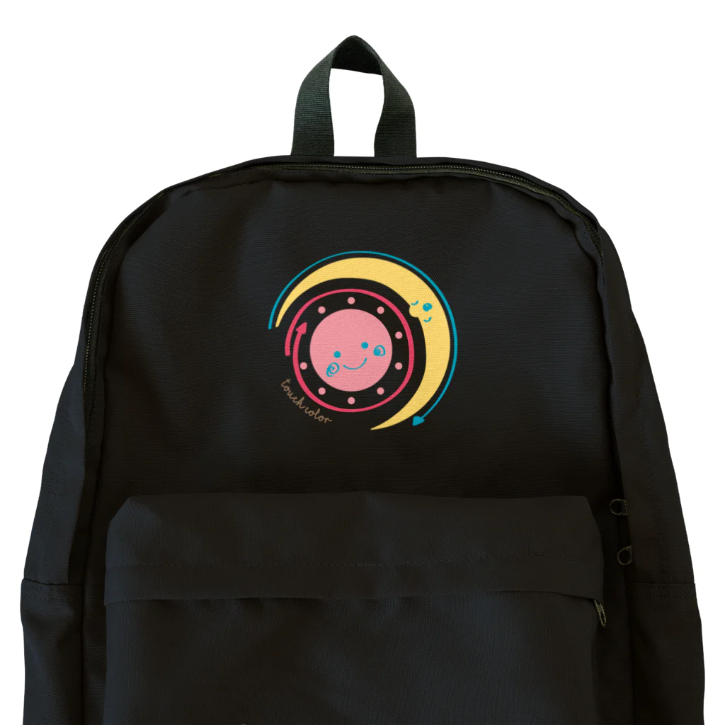 たっちからぁショップのなでなで太陽と月 Backpack