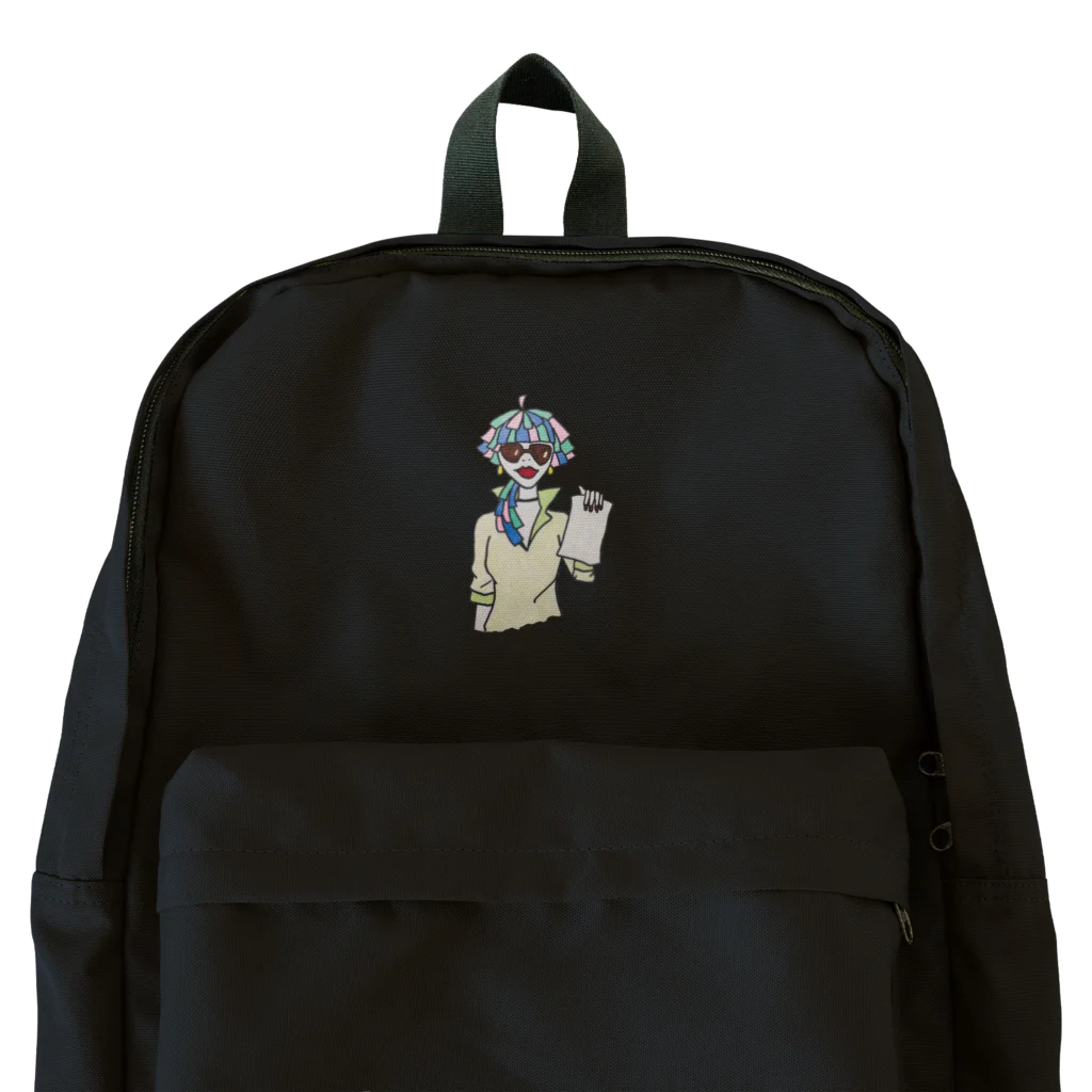 S2ショップのColorful Hair Woman No.6 Backpack