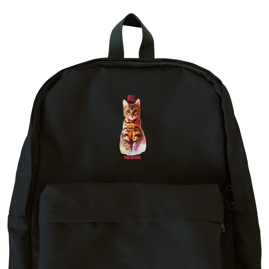 にゃんたまHOUSEのベルシルエット Backpack