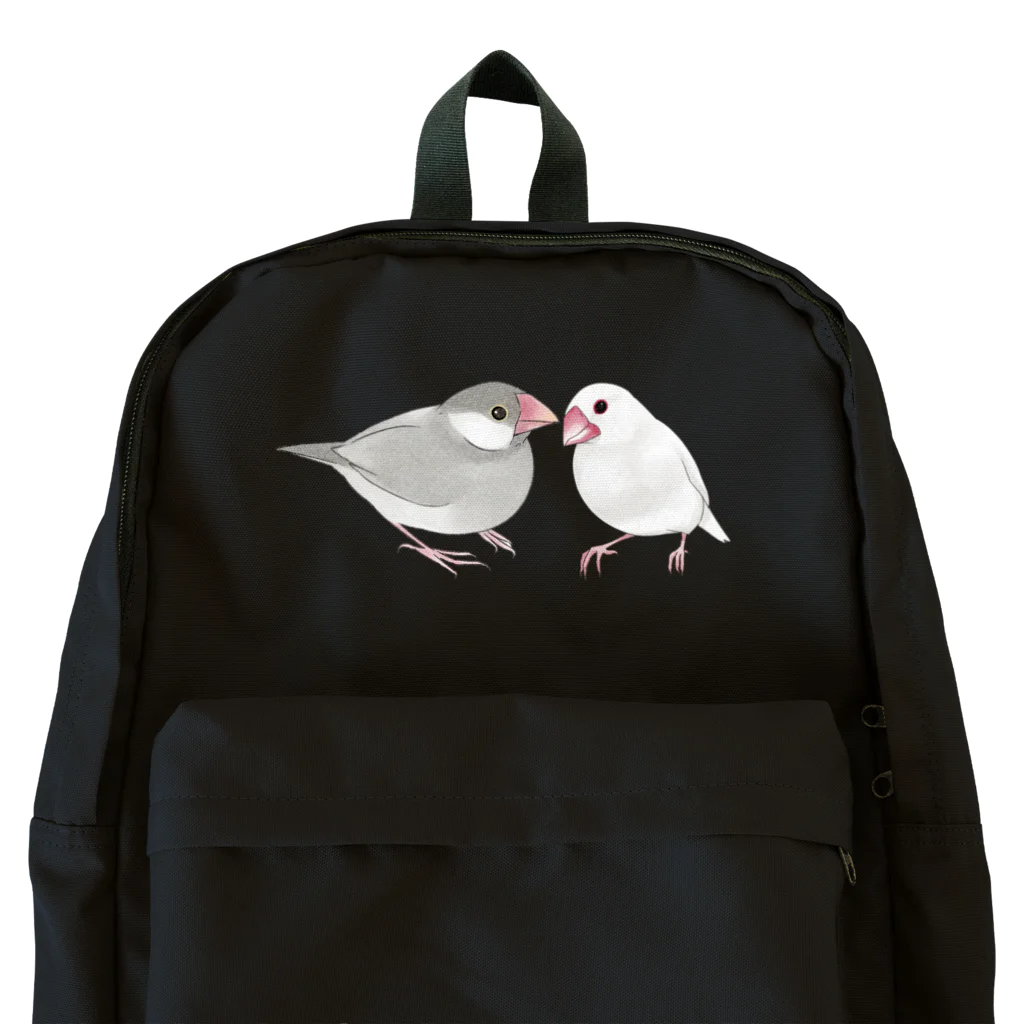 まめるりはことりの幸せ文鳥ちゃん【まめるりはことり】 Backpack