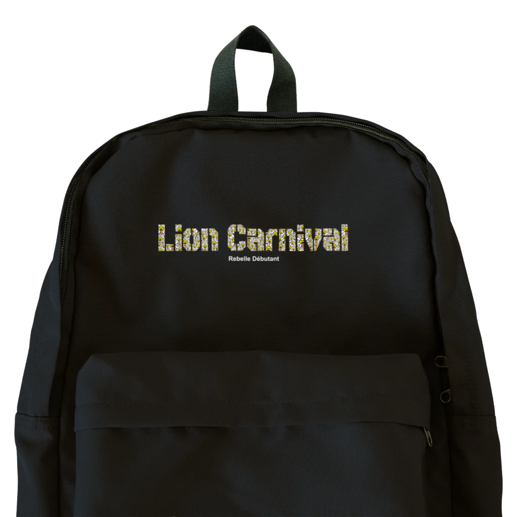 Rebelle DébutantのLion Carnival LogoOnly（濃色ver） Backpack