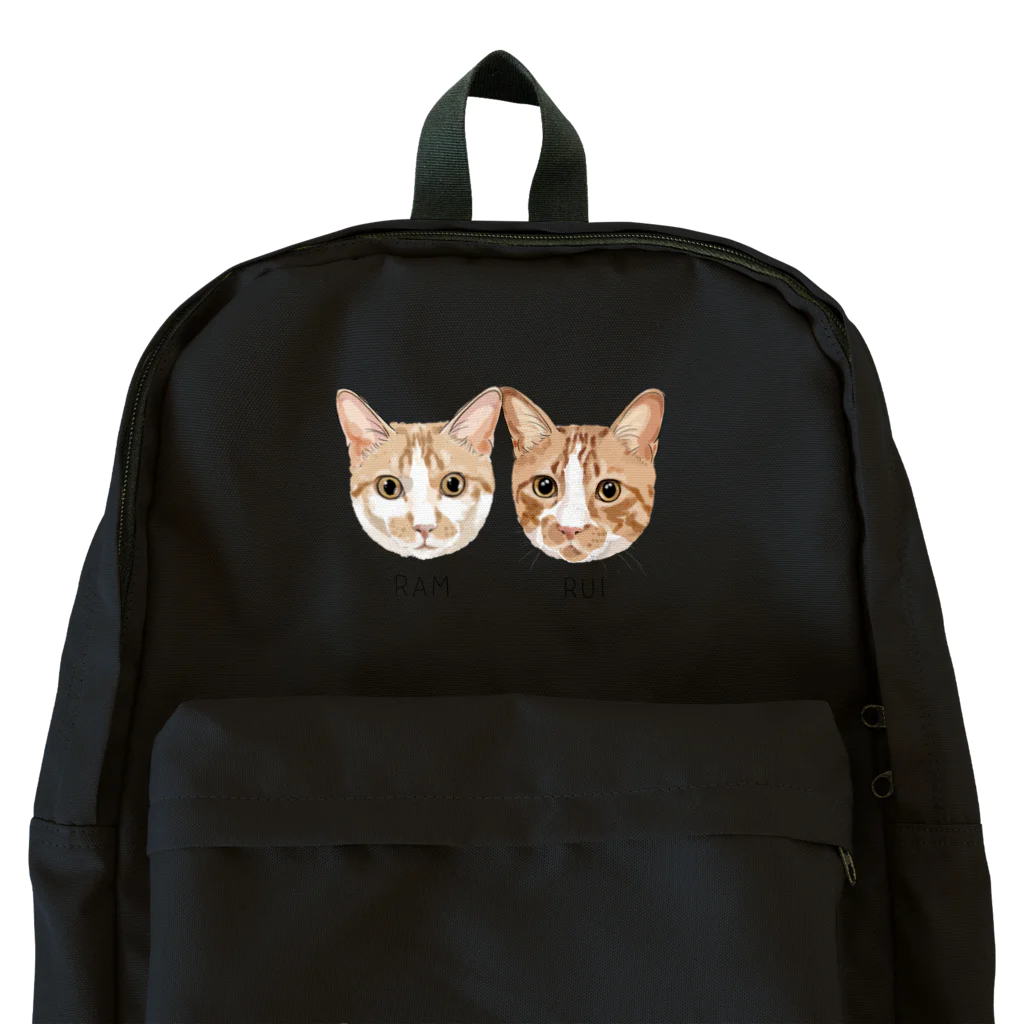 みきぞーん｜保護猫 ミッキー画伯と肉球とおともだちのram&rui Backpack