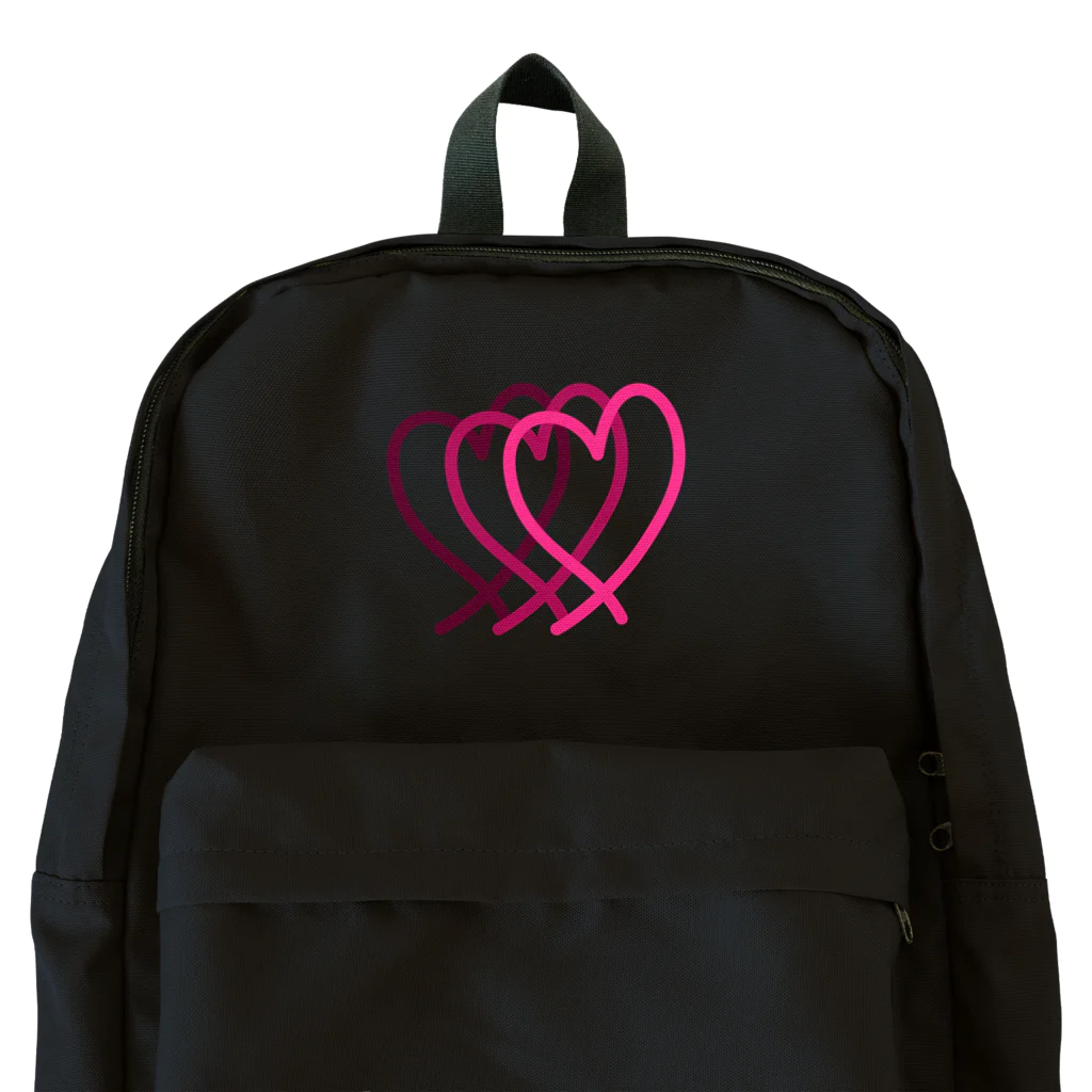 2n3n designのハート （ビッグ） Backpack