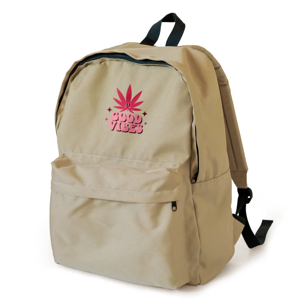 420 MUSIC FACTORYのGOOD VIVES グッドバイブス 大麻 マリファナ カナビス ヘンプ ガンジャ Backpack