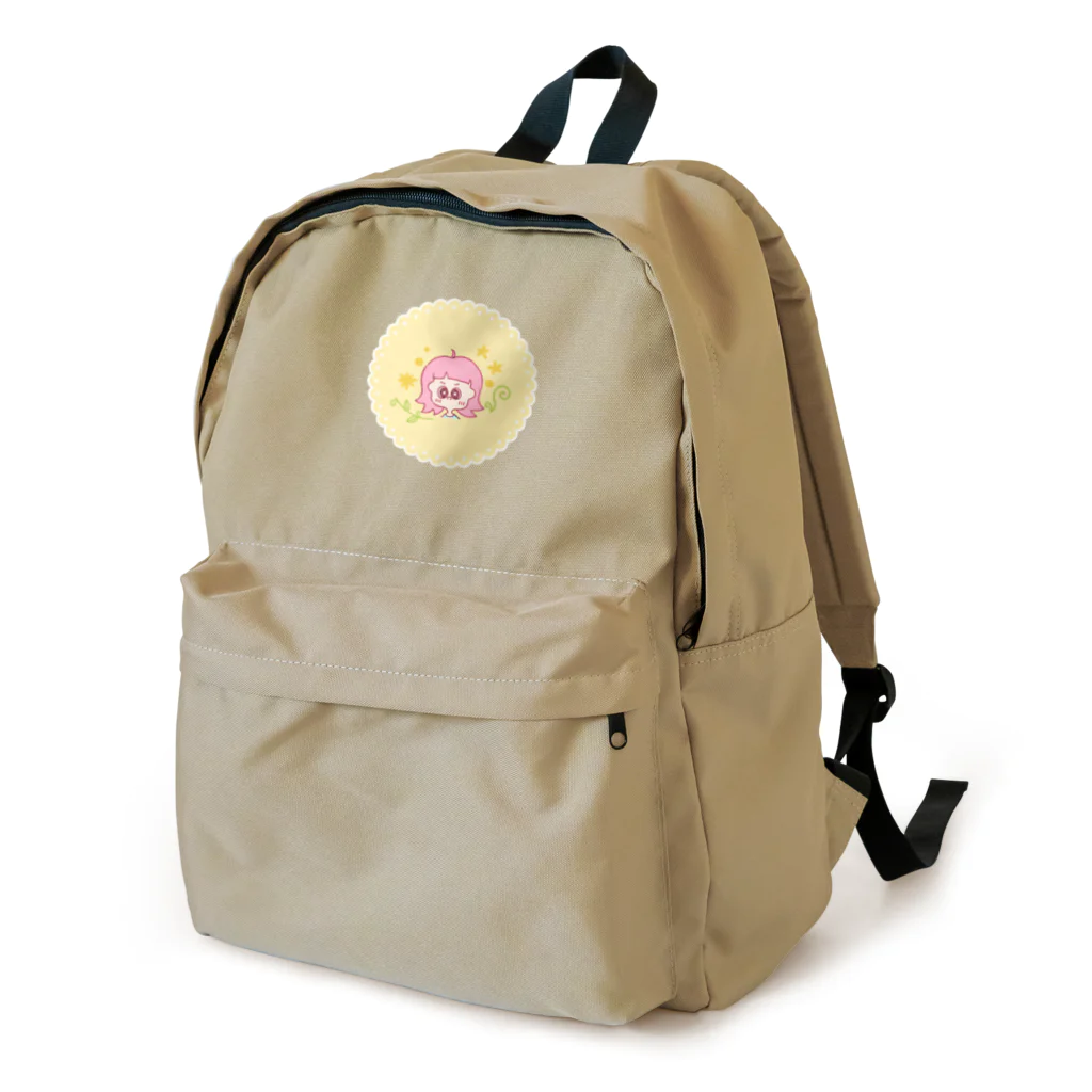 あおいとまり木のきらきら（まる） Backpack