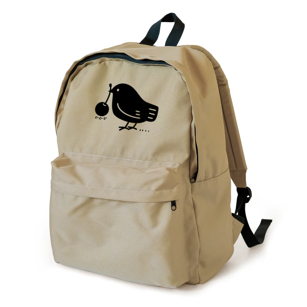 イラスト MONYAAT のみつぐトリ黒 Backpack