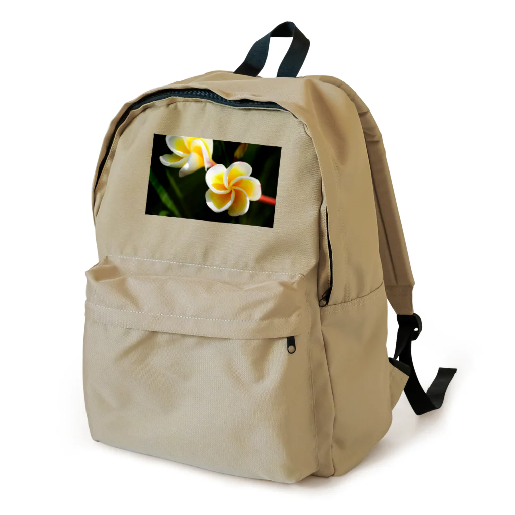 kamakiri3のFlower of the Heart　プルメリア Backpack