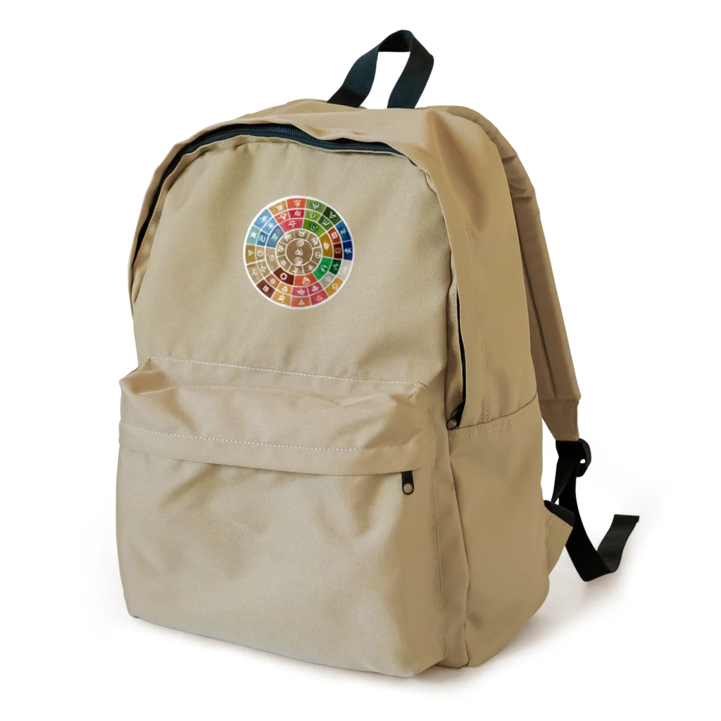 WAMI ARTの縄文フトマニ五元素 Backpack