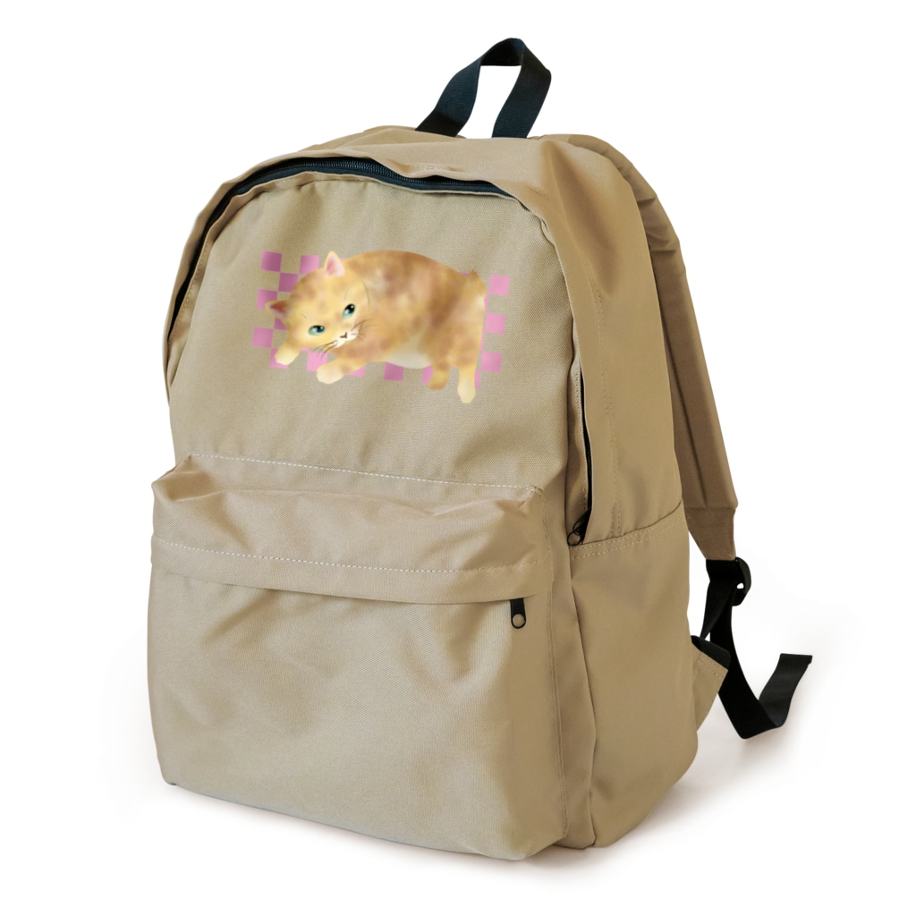 茶トラのおデブ猫 猫とやっし ぃのアレコレ Yassiecatcat のリュック通販 Suzuri スズリ 茶トラのおデブ猫 猫とやっし ぃのアレコレ Yassiecatcat のリュック通販 Suzuri スズリ