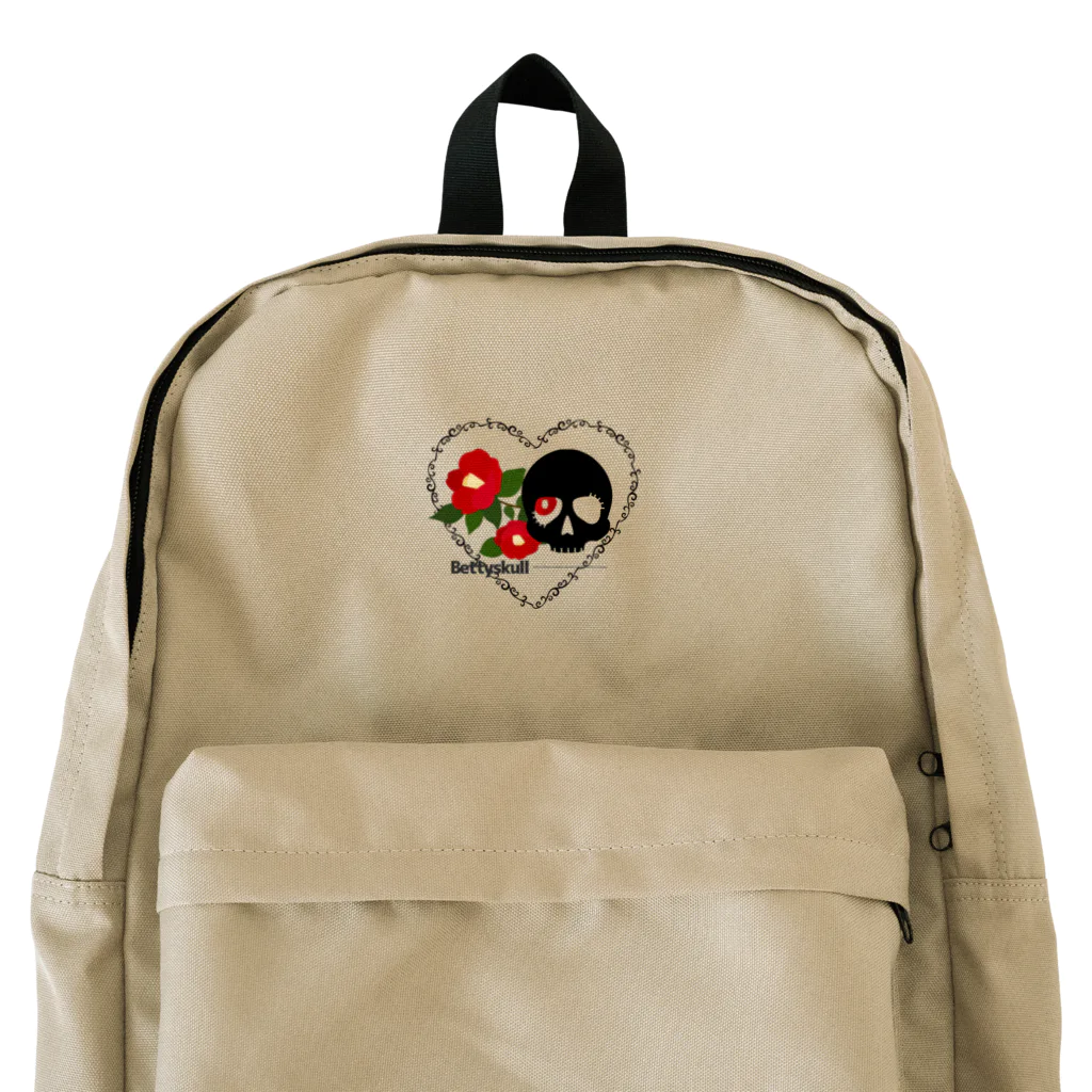 yuki-tsubakiのBetty skull 恋椿 Backpack