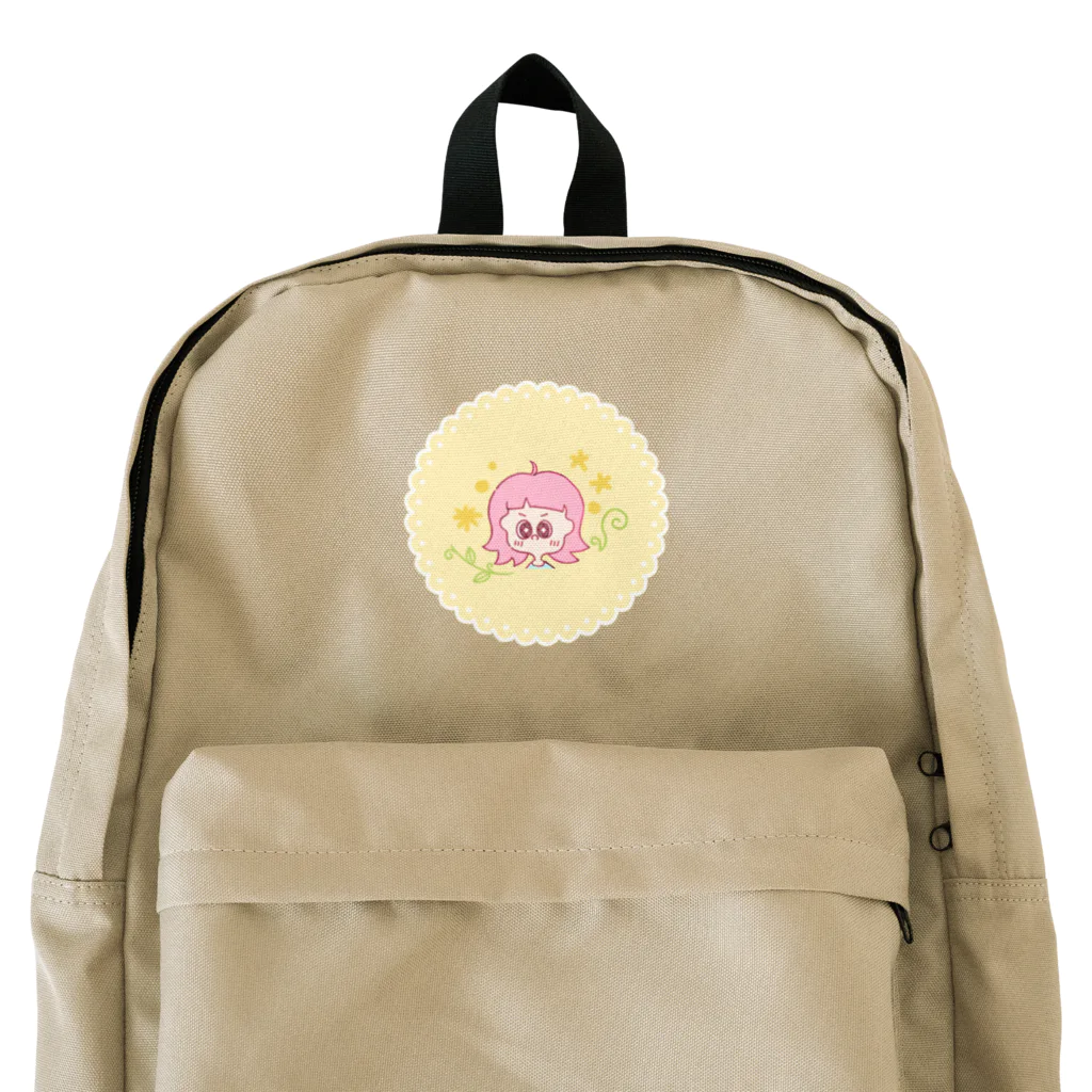 あおいとまり木のきらきら（まる） Backpack