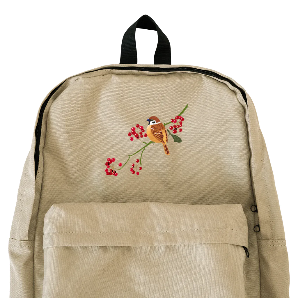 mim64382276のふくら雀とサルトリイバラ Backpack