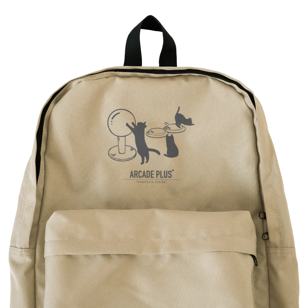 テクノポリスデザインのコンパネ猫（ARCADE_PLUS） Backpack