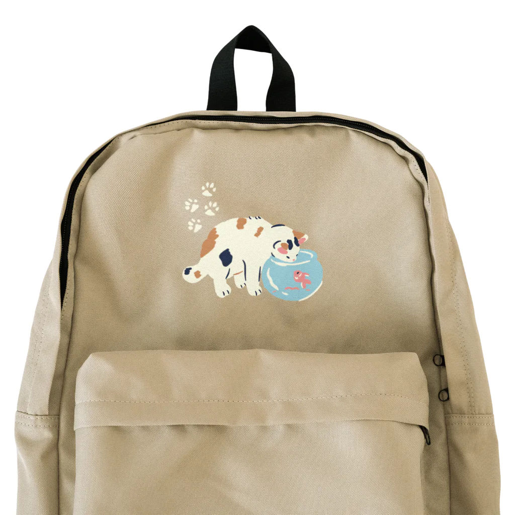 honeycombのねこと金魚 Backpack