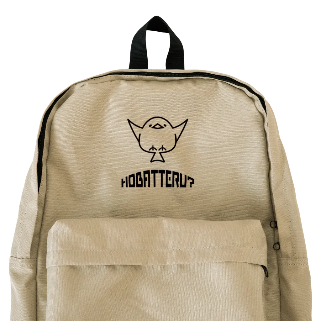 MtDesignShopのHOBATTERU?(黒) Backpack