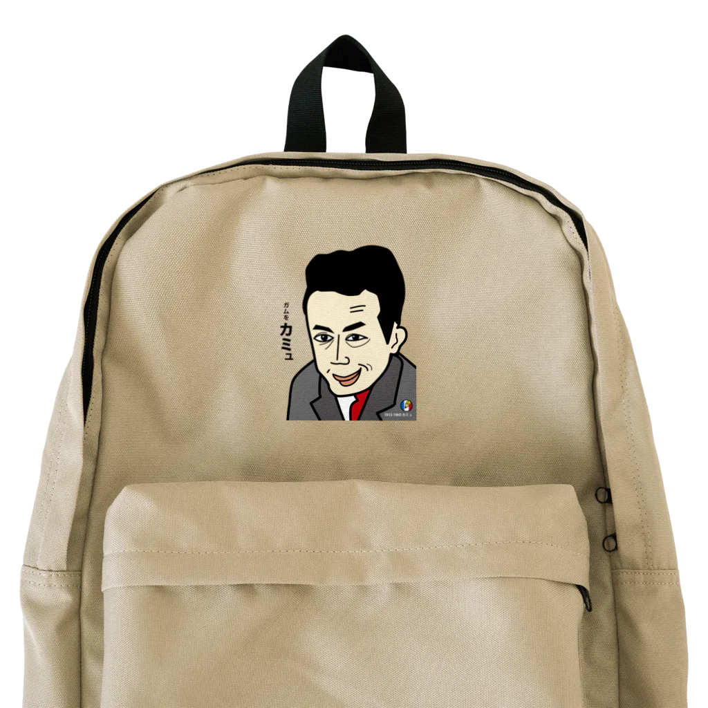 B-catのだじゃれ偉人シリーズ「カミュ」 Backpack