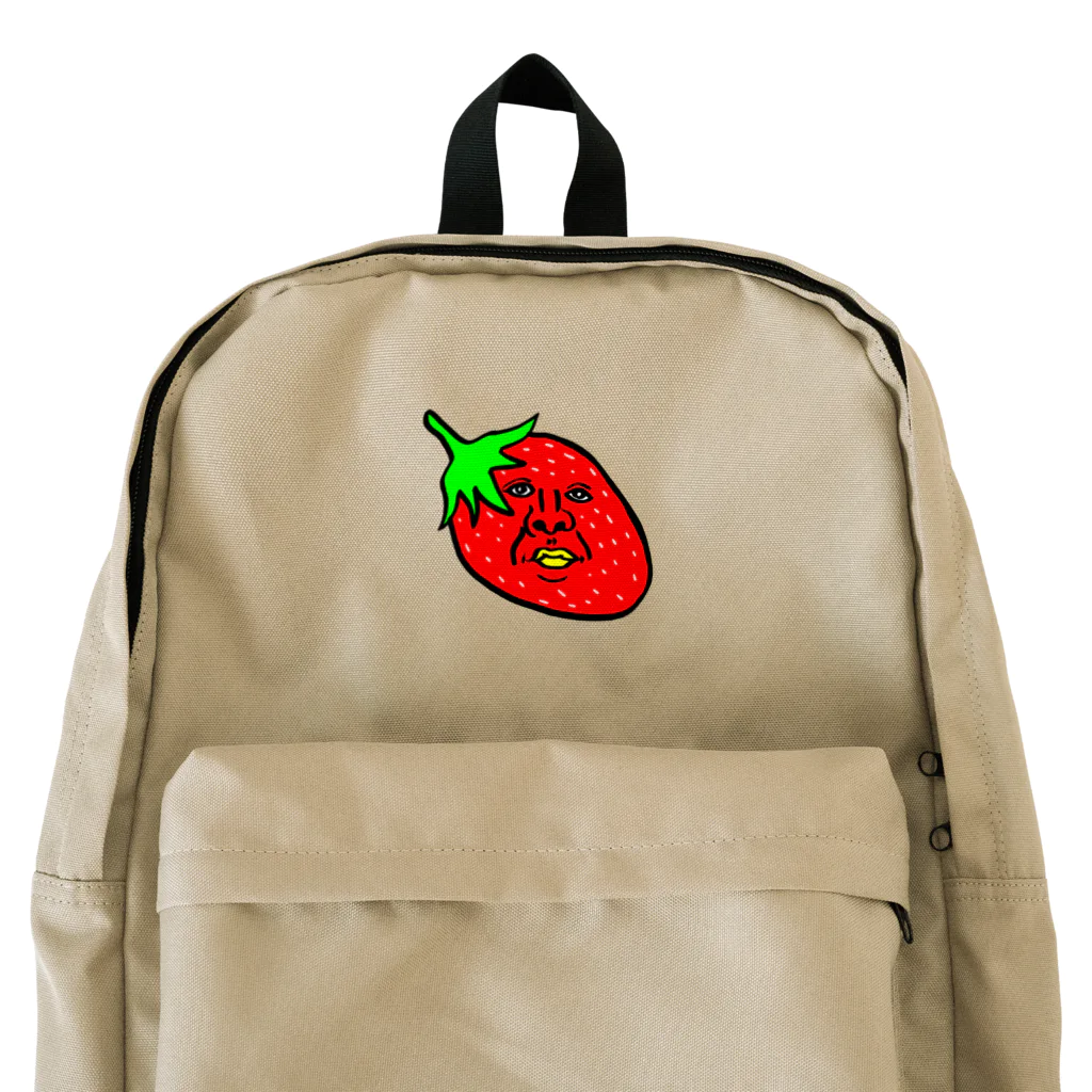 右手リアンうめもと公式のイチゴのかずや Backpack