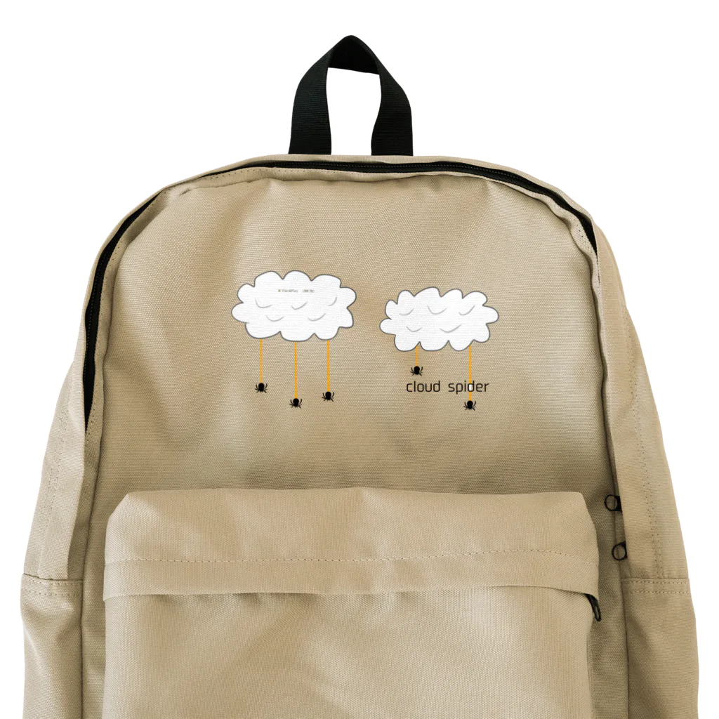 WordPlay 「言葉遊び」のcloud spider 「雲から蜘蛛」 Backpack